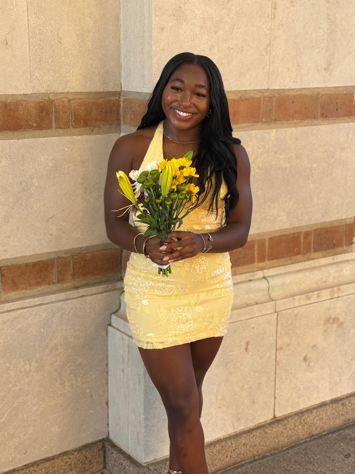 Morgan Gold Dress